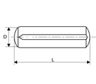 Gardette.uk.com - Grooved pins DIN 1473 ISO 8740